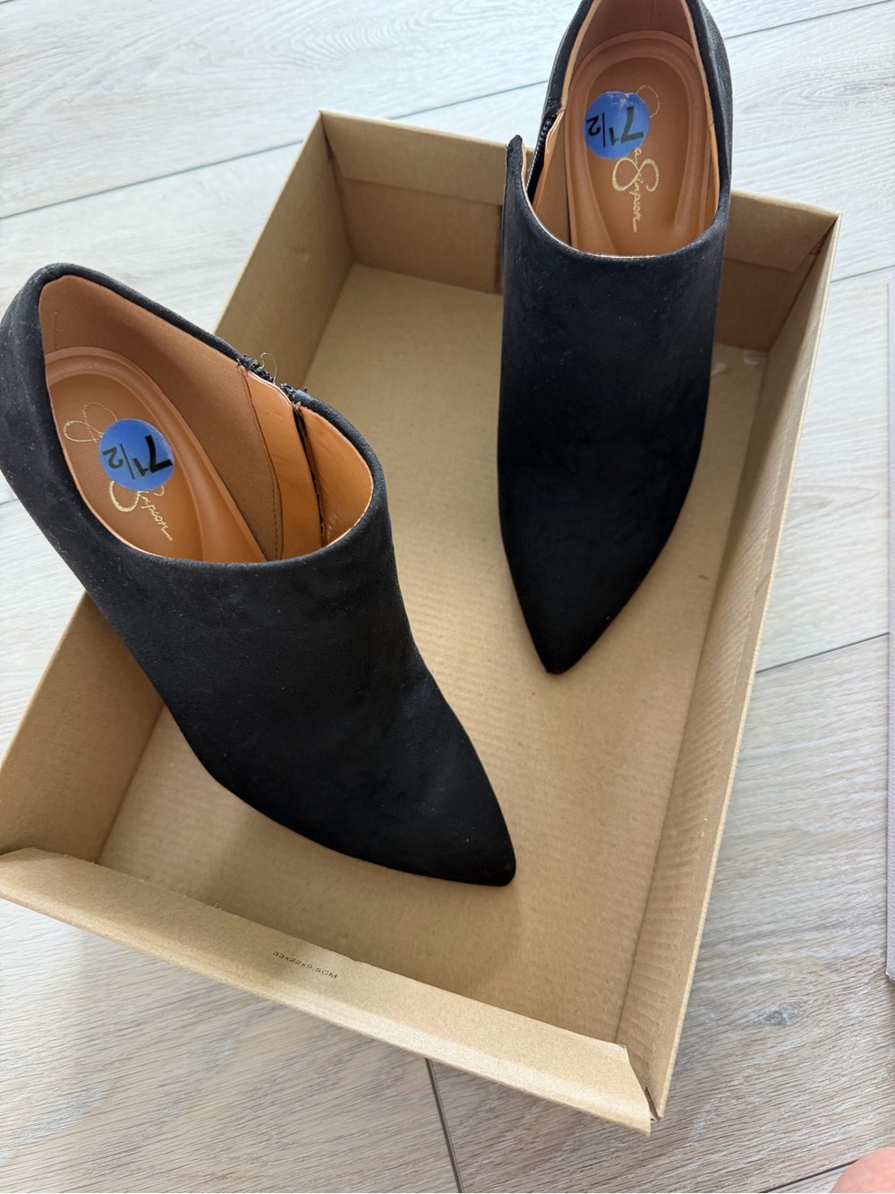Women’s Black Pointed Toe Booties - Jessica Simpson. Gorgeous.